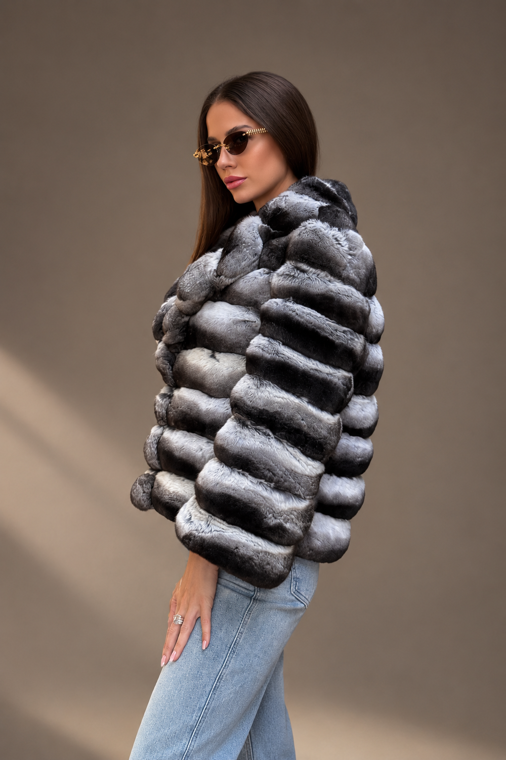 Chinchilla Real Fur