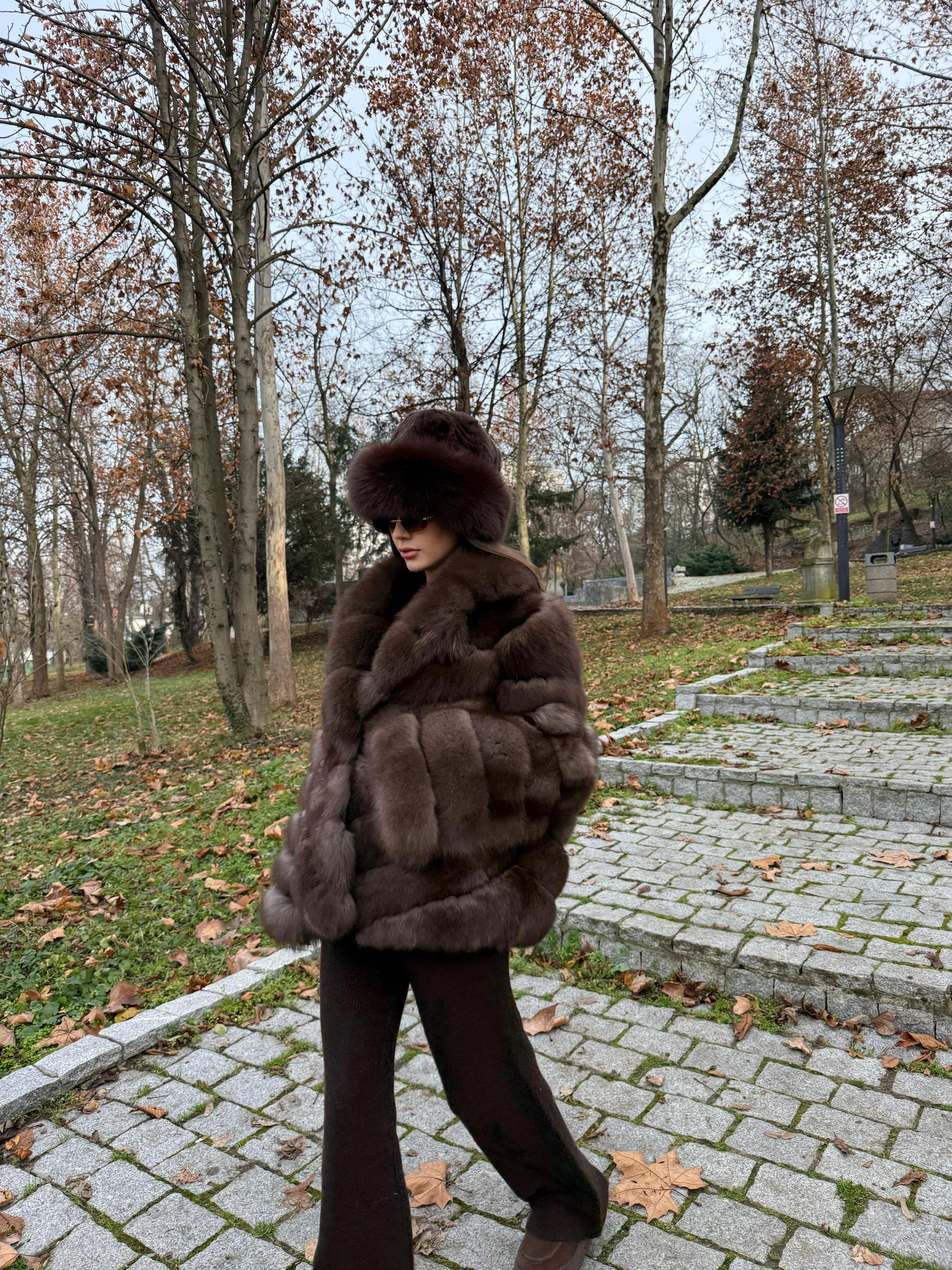 Blană Naturală de Vulpe Polară