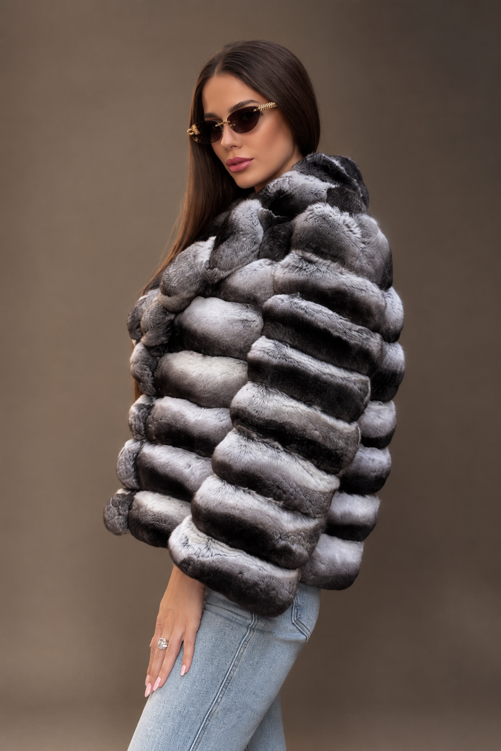 Chinchilla Real Fur