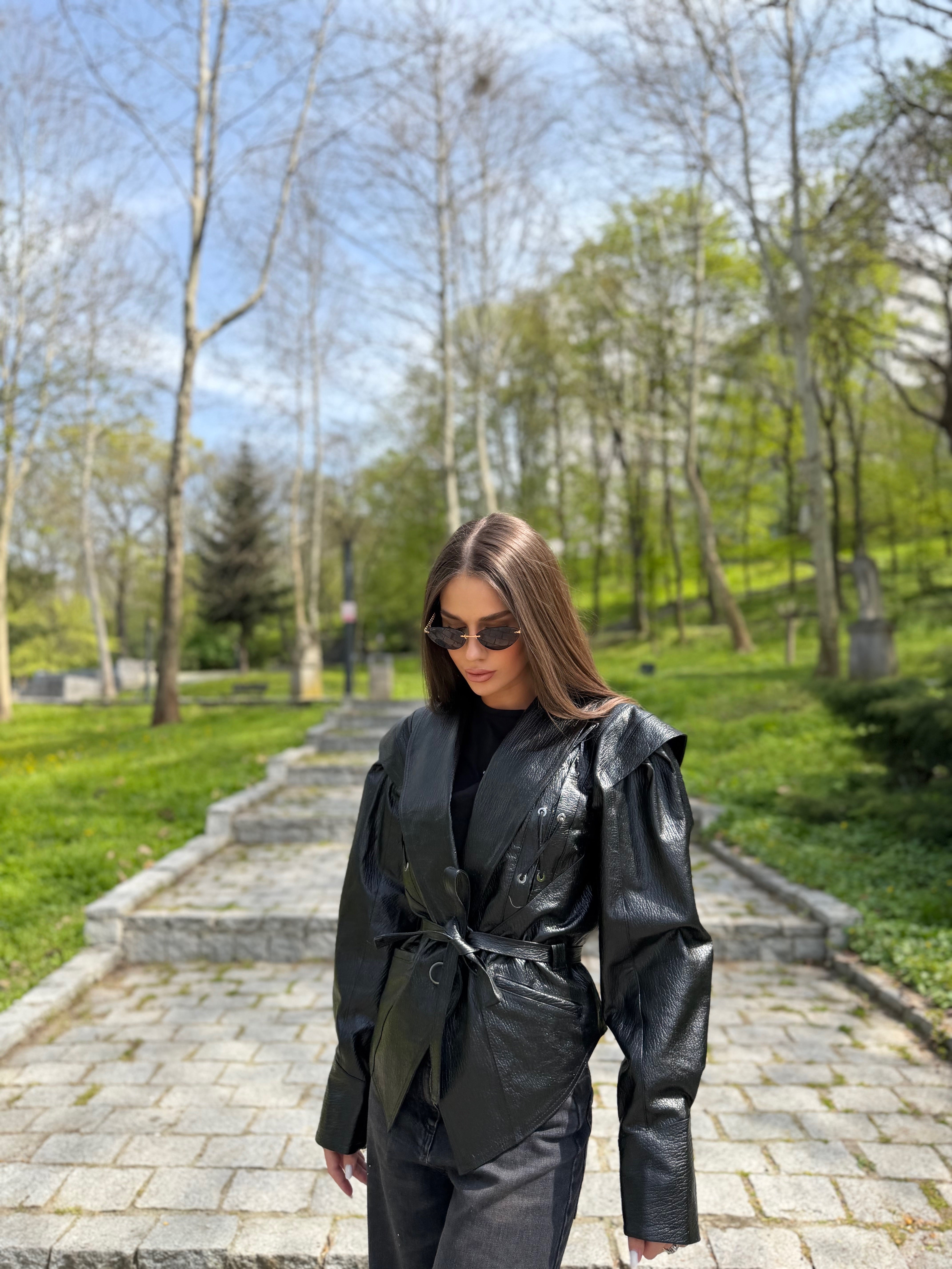 Geaca de Piele Naturala Kate