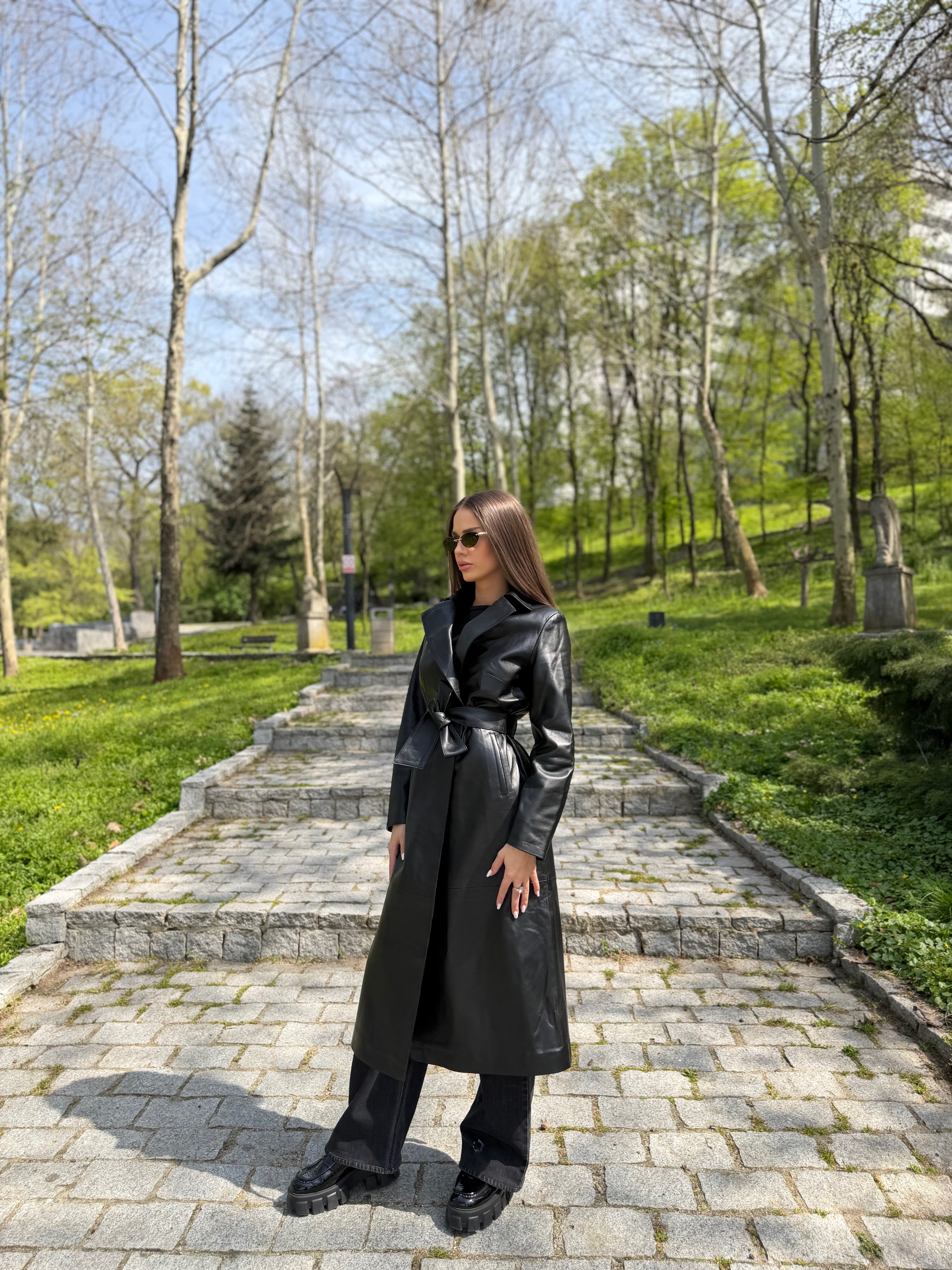 Trench de Piele Noir