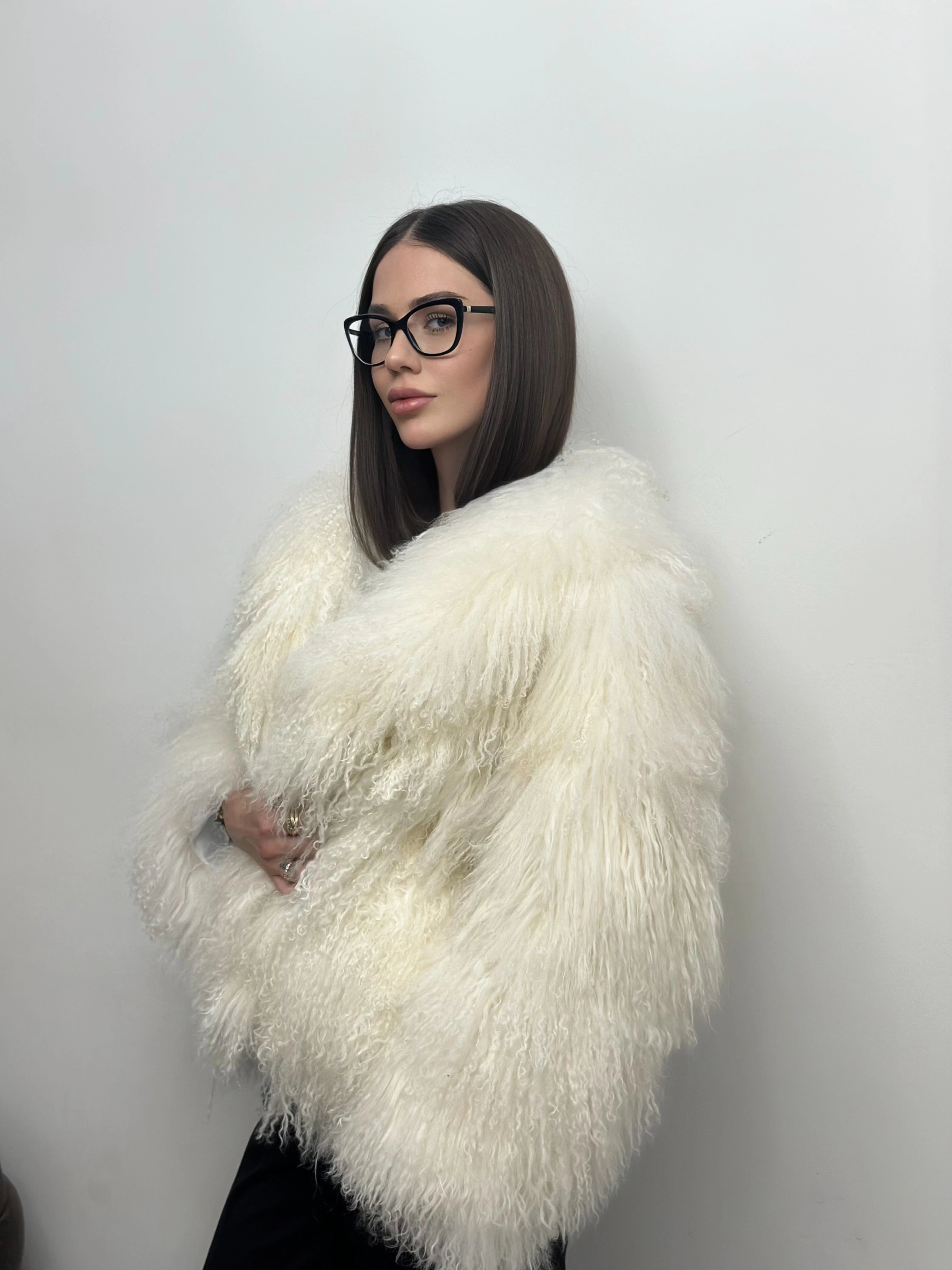 Blană Naturală din Oaie Mongoleză