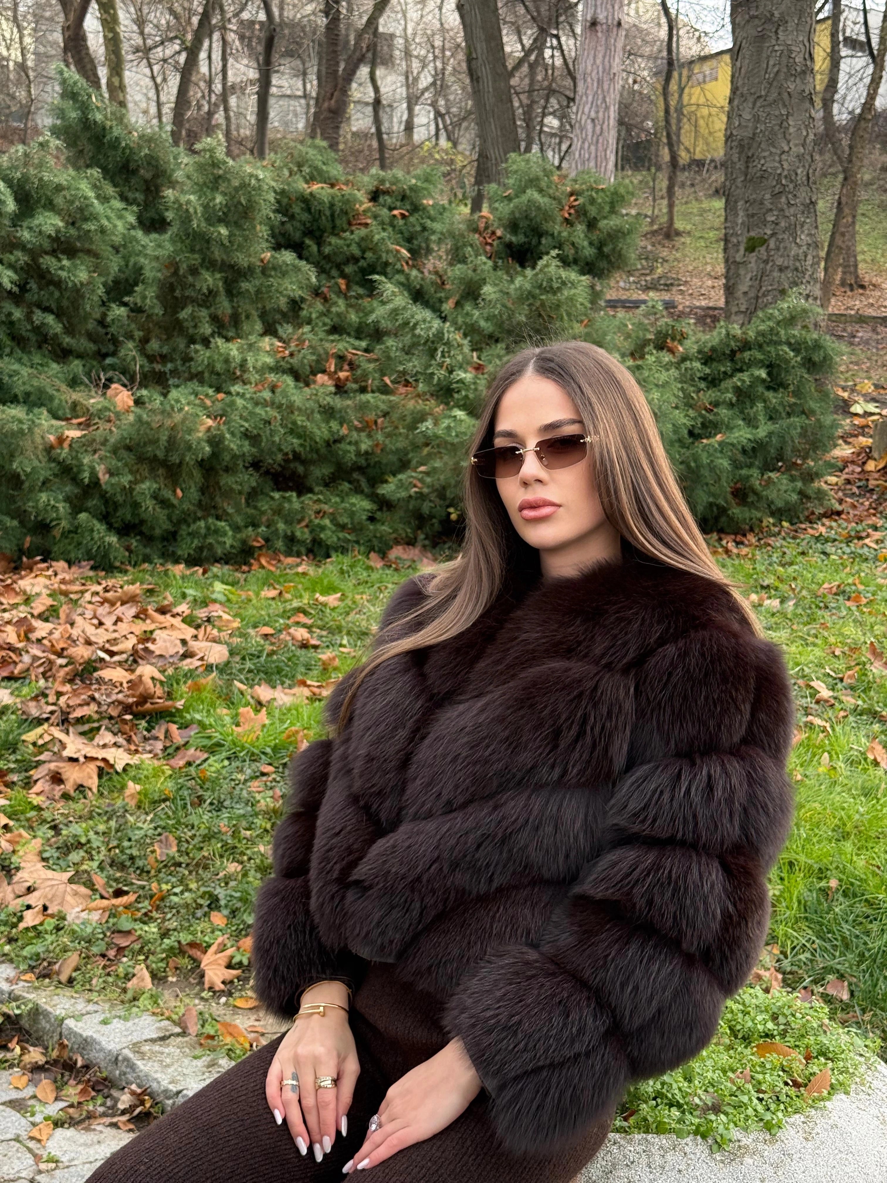 Blană Naturală de Vulpe Polară