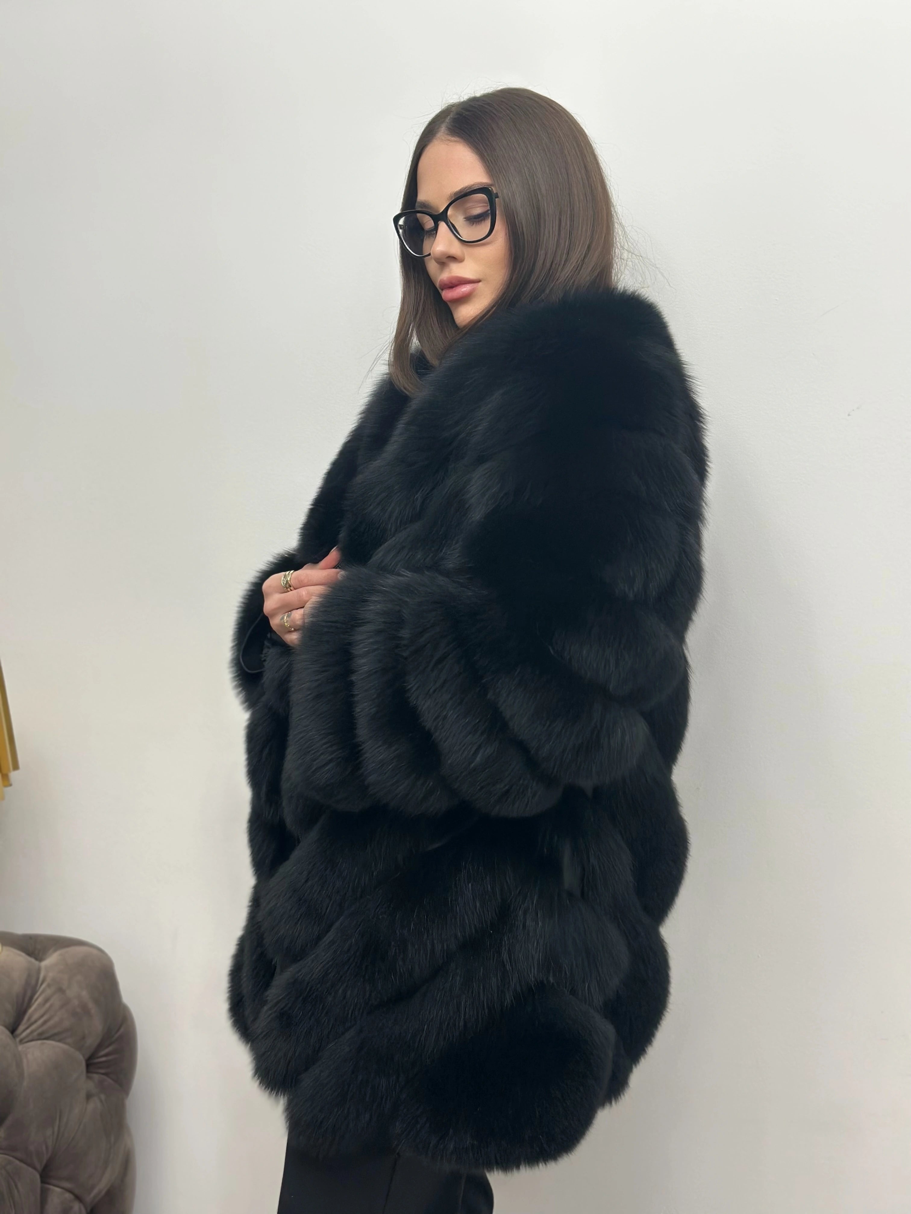 Blană Naturală de Vulpe Polară